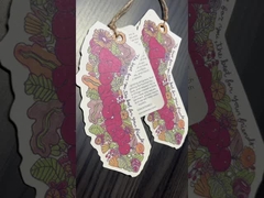 Легко подвешиваемый пластмассовый платок для четкой идентификации и организации