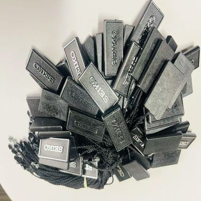 Противопогодные 3 дюйма Черный виселица Шнурки Свинг Шнурки Шнурки 100 штук