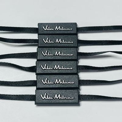 Шнурки из хлопка черного цвета для текстильной продукции