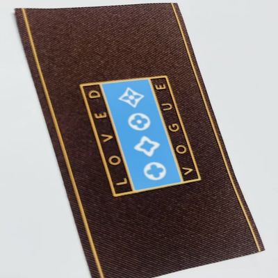 Одежда тканеная одежда этикетки логотипы теги пользовательские дизайны для ремесел
