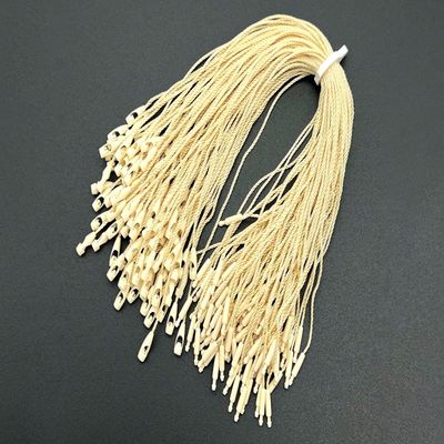 OEM Bulk Braided Nylon Locking Fabric Tag Fasteners Бежевый
