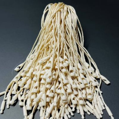 OEM Bulk Braided Nylon Locking Fabric Tag Fasteners Бежевый
