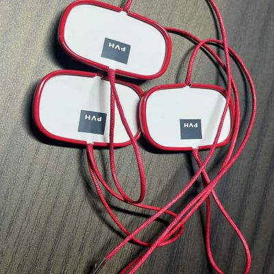 500 шт. Плетённые подвесные теги Снап-Лок Найлоновые пластиковые ценовые теги