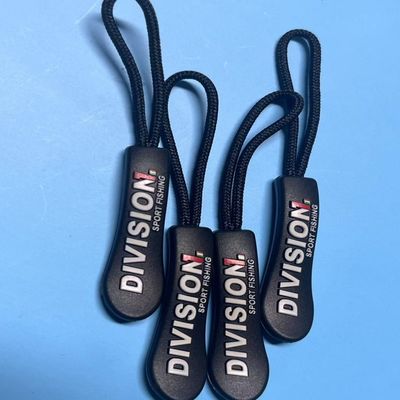 Черный пластиковый подвесный резиновый нейлоновый циппер