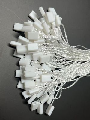 Устойчивый квадратный замок пластиковый тег крепежная нить уплотнитель CMYK для одежды