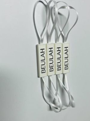 Логотипная метка с рельефным изображением Snap Lock Pin Loop Plastic Fastener Hang Tag With String