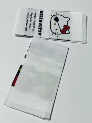 Игла ткацкий ткань этикетки шьют на имя этикетки наклеивают на задней части OEM