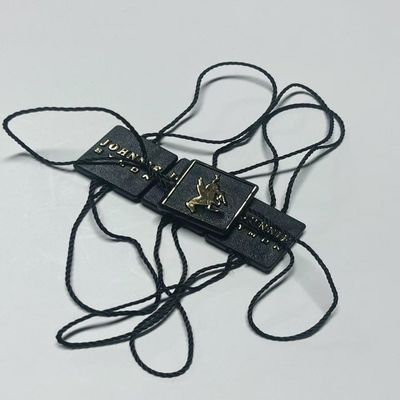 Одежда Swing Price Tag Крепления Черные висячие теги Шнуры OEM