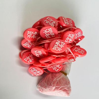 OEM оптовые объемы пластиковые крепежные теги с застежками и защитными петлями