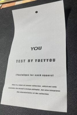 Cloth Label Woven Clothing Labels Produced with 04mm Logo Thickness and Woven Technique Offering Apparel Label Solutions