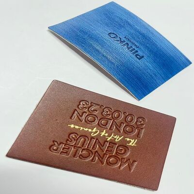 Customization Custom Leather Labels Sew On Closure Type Perfect for Clothing Accessories Bags and Handmade Leather Goods